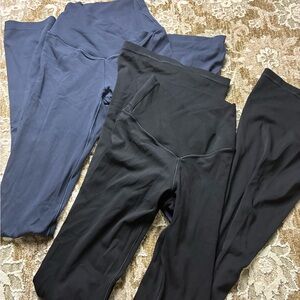 Aerie Black and Navy Leggings